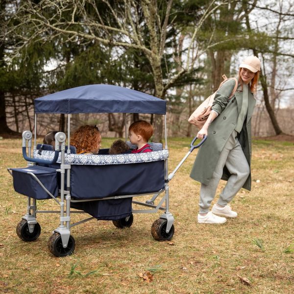 Safety 1st Summit 4-Seater Wagon Stroller with Canopy in Navy Ink - Image 18