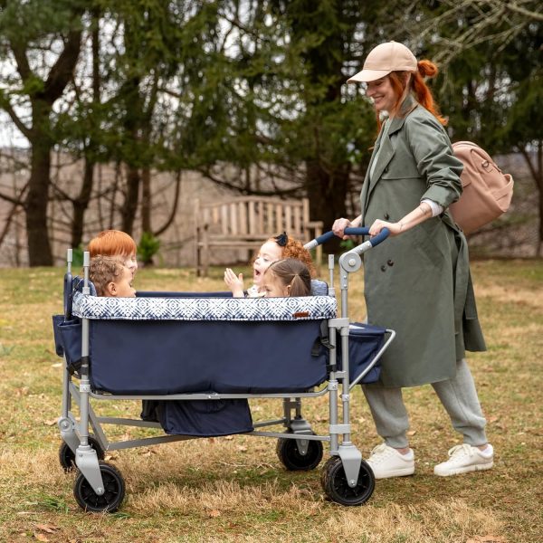 Safety 1st Summit 4-Seater Wagon Stroller with Canopy in Navy Ink - Image 19