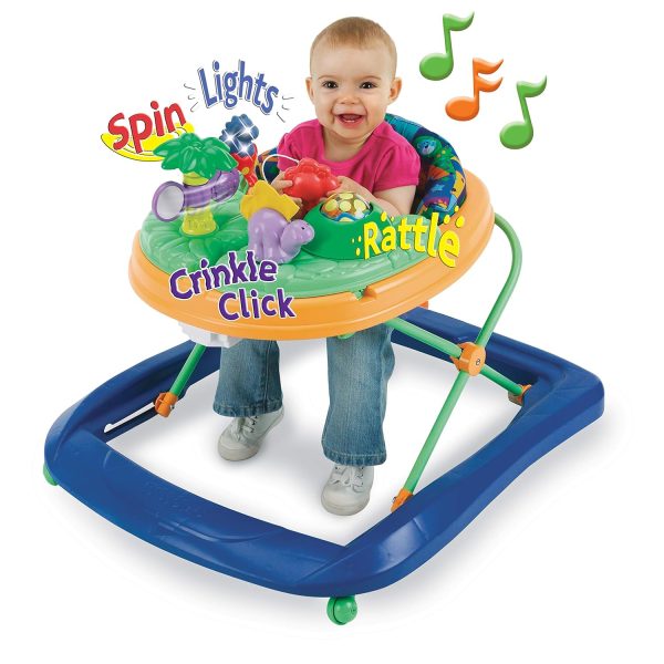 Safety 1st Dino Sounds 'n Lights Discovery Baby Walker with Activity Tray - Image 8