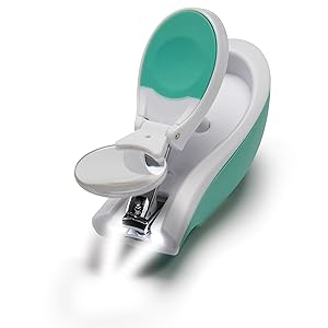 Safety 1st light zoom baby nail clipper magnifying glass LED emery board trimming easy grip handle