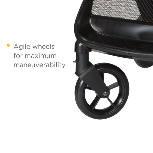 Safety 1st Smooth Ride Travel System Stroller and Car Seat OnBoard™ FLX - Efficient Infant Car Seat Stroller and Infant Car Seat and Stroller Combo, Black Cherry - Image 10