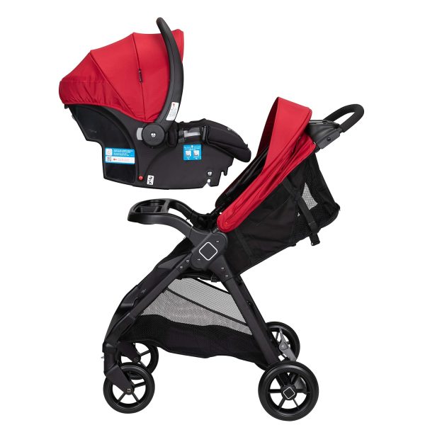 Safety 1st Smooth Ride Travel System Stroller and Car Seat OnBoard™ FLX - Efficient Infant Car Seat Stroller and Infant Car Seat and Stroller Combo, Black Cherry - Image 11