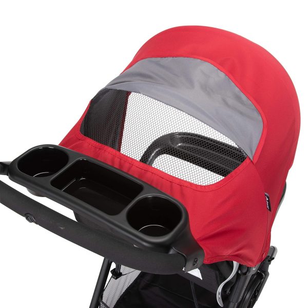 Safety 1st Smooth Ride Travel System Stroller and Car Seat OnBoard™ FLX - Efficient Infant Car Seat Stroller and Infant Car Seat and Stroller Combo, Black Cherry - Image 12