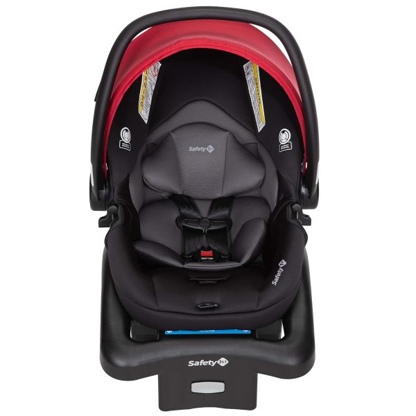 Safety 1st Smooth Ride Travel System Stroller and Car Seat OnBoard™ FLX - Efficient Infant Car Seat Stroller and Infant Car Seat and Stroller Combo, Black Cherry - Image 14