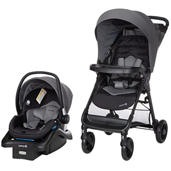 Safety 1st Smooth Ride Travel System Stroller and Car Seat OnBoard™ FLX - Efficient Infant Car Seat Stroller and Infant Car Seat and Stroller Combo, Black Cherry - Image 17