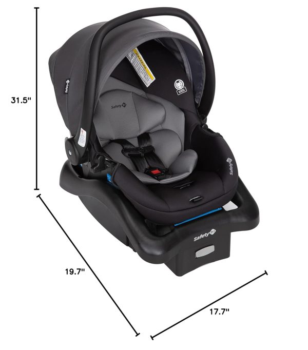 Safety 1st Smooth Ride Travel System Stroller and Car Seat OnBoard™ FLX - Efficient Infant Car Seat Stroller and Infant Car Seat and Stroller Combo, Black Cherry - Image 32